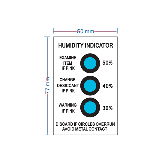 humidity indicator cards